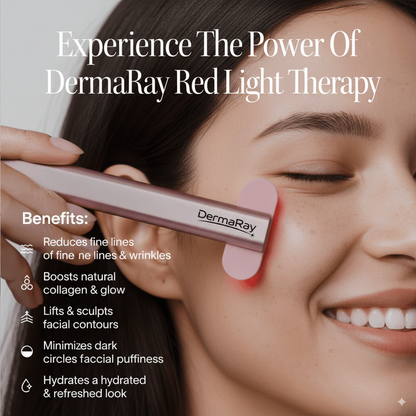 DermaRay 4-in-1 Red Light Therapy Wand