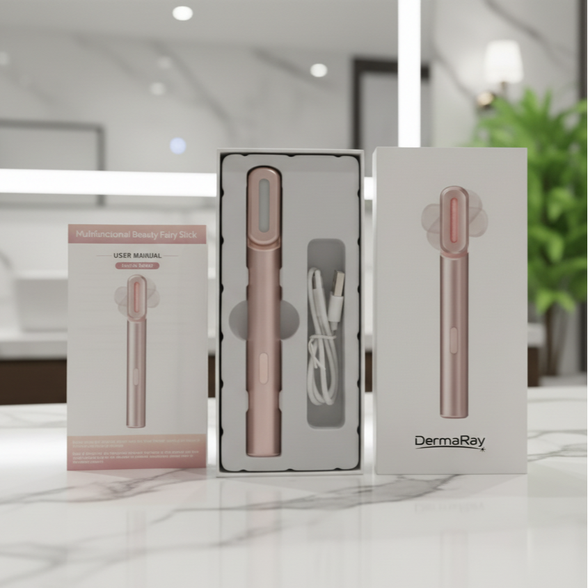 DermaRay 4-in-1 Red Light Therapy Wand